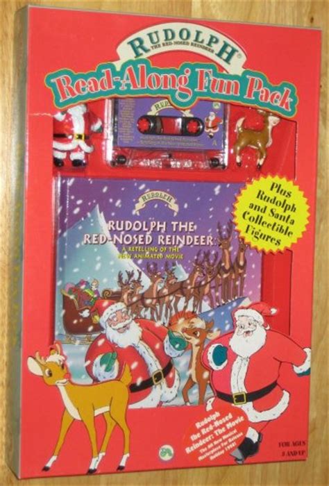rudolph the red nosed reindeer read along fun pack santa
