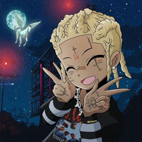 trippie redd anime follow    anime rapper rapper art cartoon art