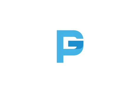 Abstract Letter P G Logo Creative Logo Templates ~ Creative Market