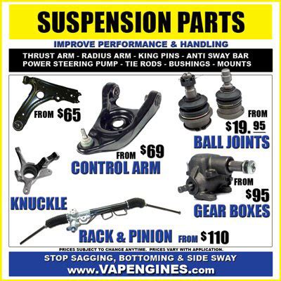 car chassis suspension repair parts valley auto parts engines