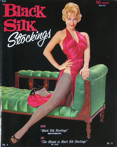 monsieur boum boum silk stockings black silk vintage