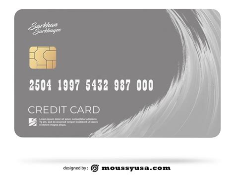 credit card templates  mous syusa
