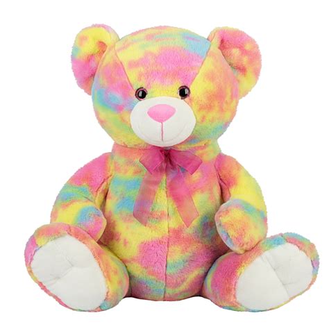 celebrate xl rainbow plush toy teddy bear walmartcom