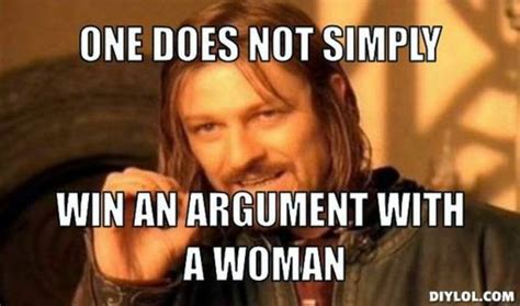 random thoughts how to win an argument with woman