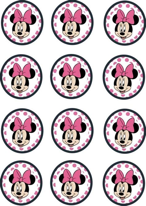 instant  printable   minnie mouse pink birthday party