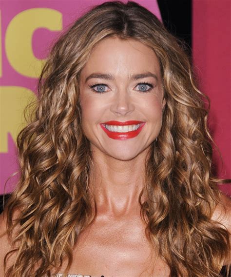 Denise Richards Long Curly Casual Hairstyle Light