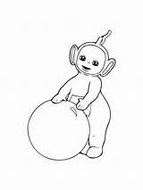Coloring Teletubbies Pages Printable sketch template