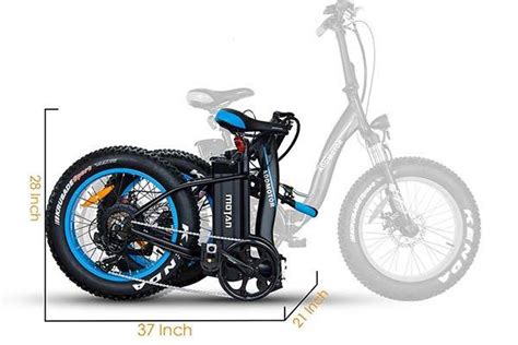 addmotor   folding electric bicycle     fat tires gadgetsin
