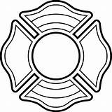 Firefighter Maltese Pompier Croix Malte Signspecialist Volunteer Fireman Rescue Emblem Pngegg sketch template
