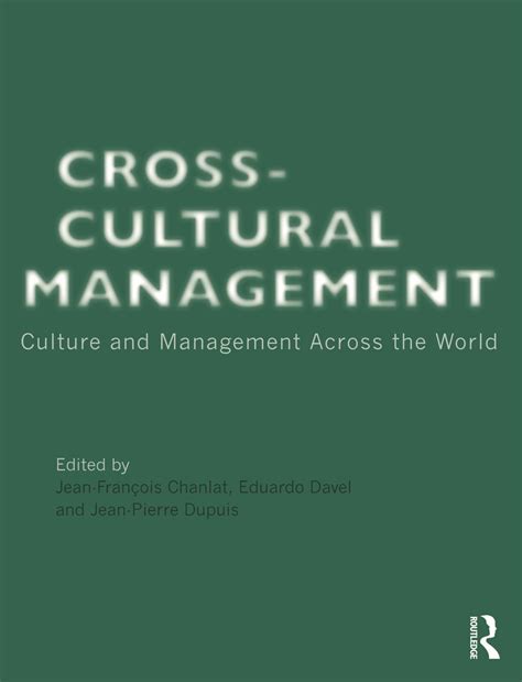 cross cultural management taylor francis group