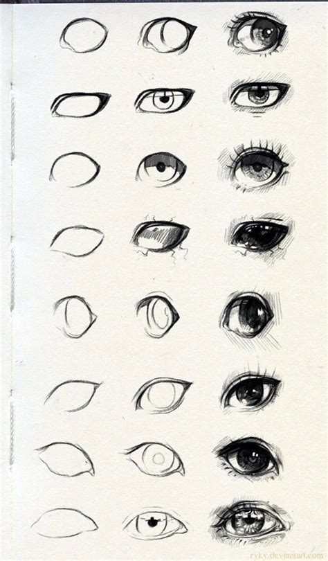 draw  eye  amazing tutorials  examples bored art