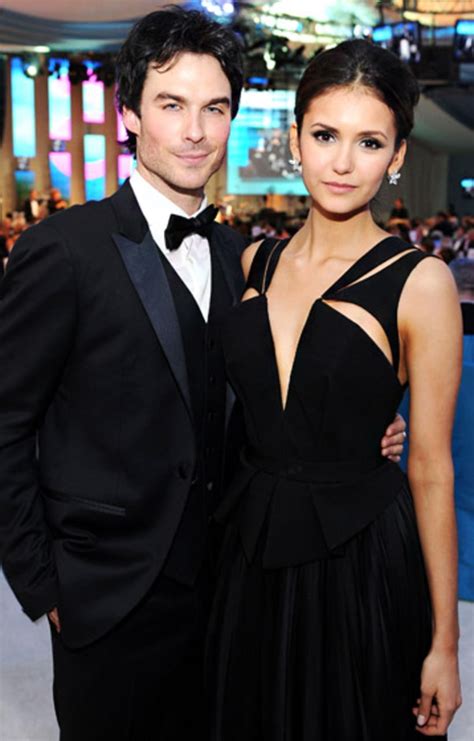 ian somerhalder and nina dobrev hottest couples who fell in love on