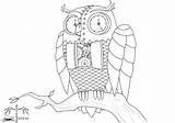 Steampunk Coloring Owl Clash Titans Pages Bubo Inspired Printable Colouring Animal Artwork Supercoloring Categories Animals Choose Board sketch template