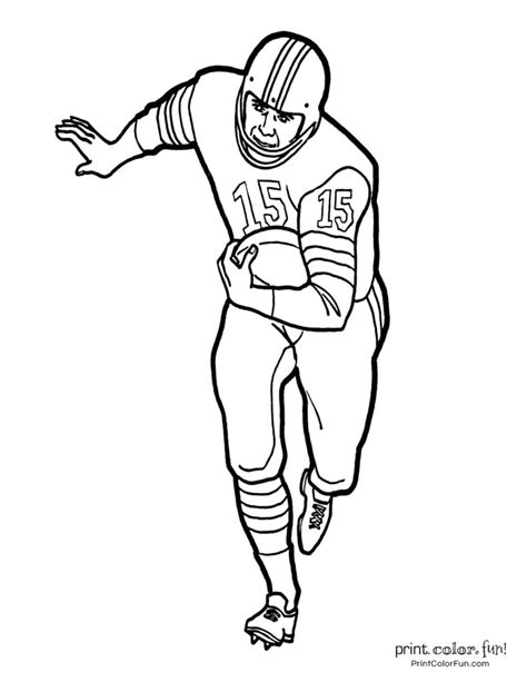 printable coloring pages football