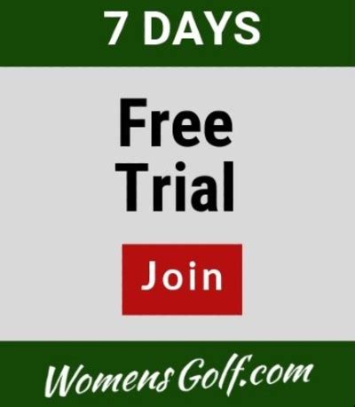 trial  days womens golf