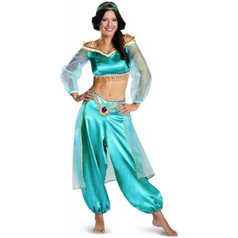 Womens Medium 7 9 Prestige Aladdin Disney Princess Jasmine Costume For