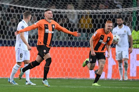 champions league  night shakhtar donetsk matched real madrids