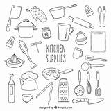 Vector Kitchen Supplies Sketchy Ai Edit Ago Years sketch template