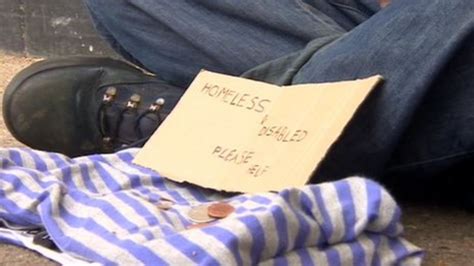 anti begging campaign launched in bath bbc news