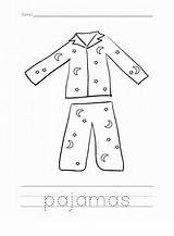 Pajama Pajamas Worksheet Llama Thelearningsite Pijama Rhyming Pyjamas Pyjama Pj Colorir Vestiti Worksheets sketch template
