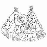 Homo Sapiens Coloring Pages Housing Prehistory sketch template