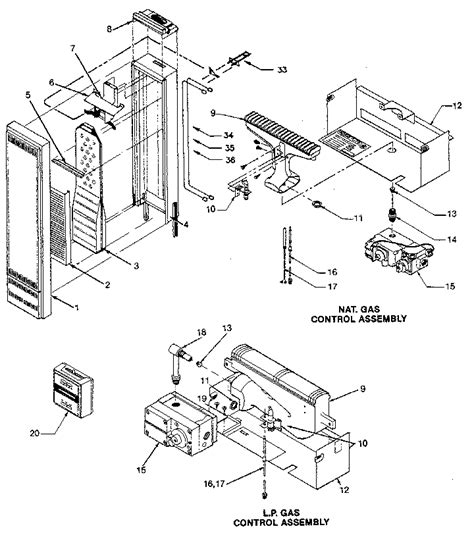 cozy wall heater parts diagram alternator