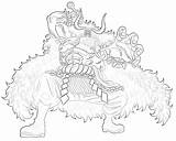 Kaido Luffy sketch template