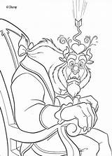 Beast Coloring Pages Beauty Christmas Getdrawings sketch template