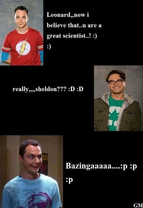 Big Bang Theory Memes Bazinga Pictures Funny Sheldon