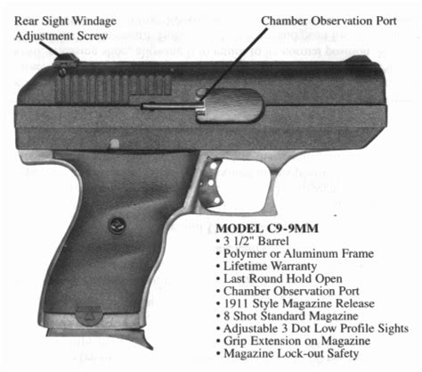 point instruction sheet   mm  cf   acp pistols