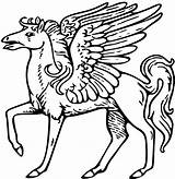 Pegasus Clip Clipart Horse Drawing Pegusus Flying Horses Thinking Mythological Cliparts Myth Coloring Transparent Lack Vector Pixabay Kuda Royalty Public sketch template