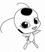 Ladybug Dibujar Miraculous Noir Tikki Kwami Ausmalbilder Colorir Desenhar Miraculoso Facas Faça Educação Gratuitas Faciles Sehen Kawaii sketch template