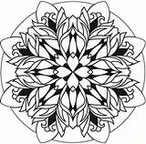 Mandala Dover Mandalas sketch template