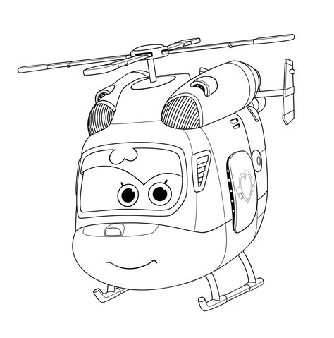 auldey super wings dizzy coloring page