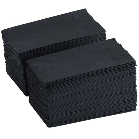 black paper dinner napkin choice  ply    pack
