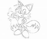 Tails Coloring Pages Sonic Line Library Clipart Popular sketch template