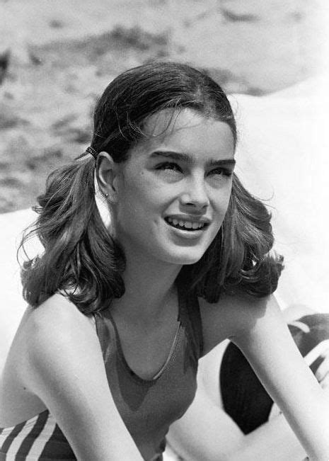 Brooke Shields On The Beach During The 1978 Cannes Film