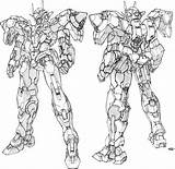 Gundam Lineart Oo Raiser Pg Concept Scale Strike Color Aile Khiong Ngee Gn sketch template
