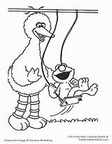 Sesame Cheerful Getdrawings Elmo Coloringhome sketch template