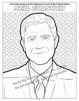 Supreme Court Coloring Book Educational Activity Fun sketch template