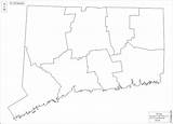 Connecticut Counties Map Blank sketch template