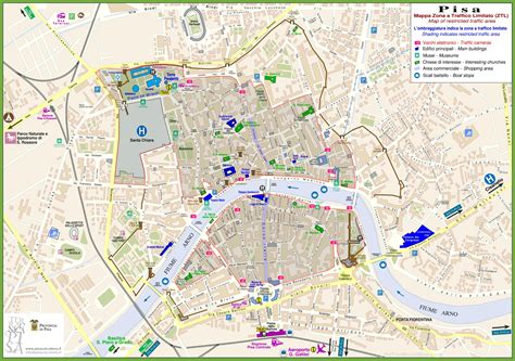 pisa sightseeing map