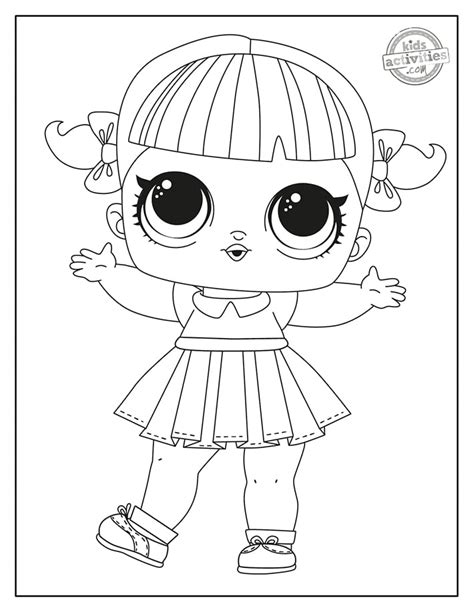 coloring pages  girls lol dolls