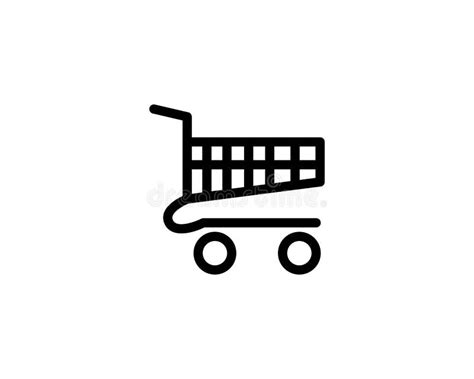 cart shop logo stock vector illustration  internet