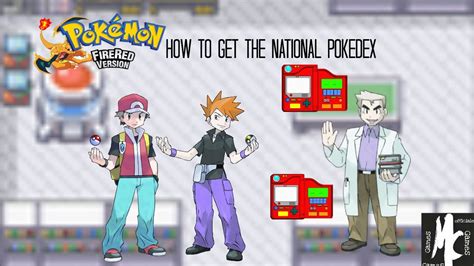 Pokemon Fire Red How To Get The National Pokedex Youtube
