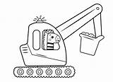 Koparka Kolorowanka Druku Kolorowanki Koparki Excavator Bagger Ausmalbilder Umriss Dziecka Grafiken Vektorbild Färbung Hintergrund Malbuch Transports Weißem Planetadziecka Główna Strona sketch template