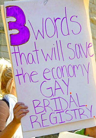 funny gay marriage signs and memes