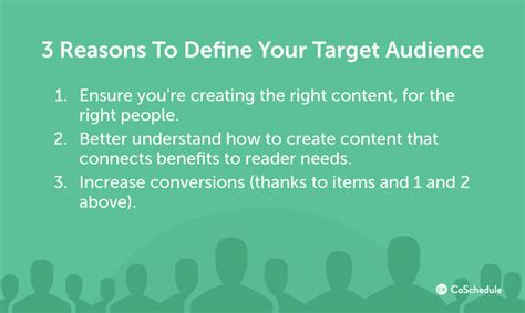 find  target audience create content  connects