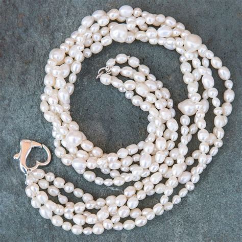freshwater pearls necklace the clock work shop