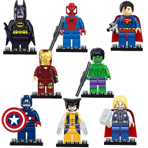 pcslot marvel avengers super hero minifigures building blocks sets